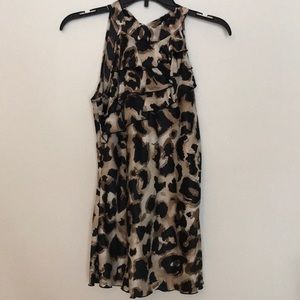 Leopard Print Silky Tank